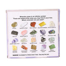 20x Rock Collection Mix Gems Mineral Ore Specimens Box Geology Educational Set