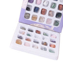 20x Rock Collection Mix Gems Mineral Ore Specimens Box Geology Educational Set