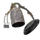 1 pc Handmade Brass Bell Carved Dragon Buddhist Buddha's Clock Bronze