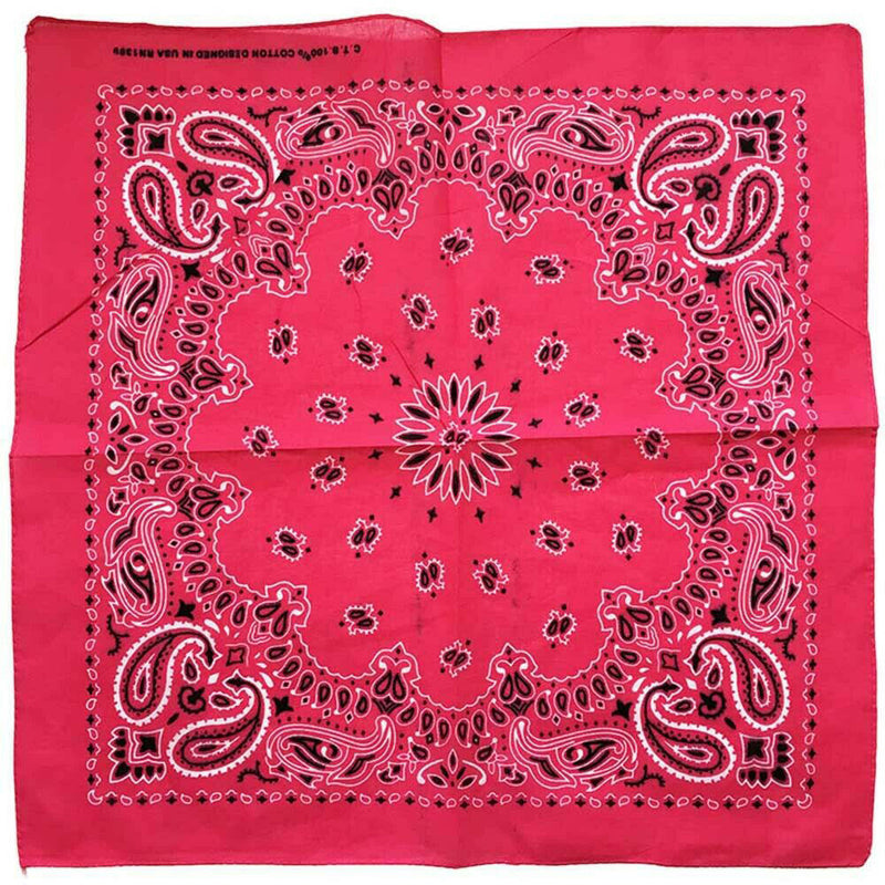 12x Cotton Paisley Print Bandanas Headwrap Scarf for Women Men 22" x 22" Hot