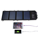 14W 2.8A Max 2 Output Ports Portable Folding Solar Panel Charger Bag for Samsung / HTC / Nokia / Mobile Phones / Other Devices