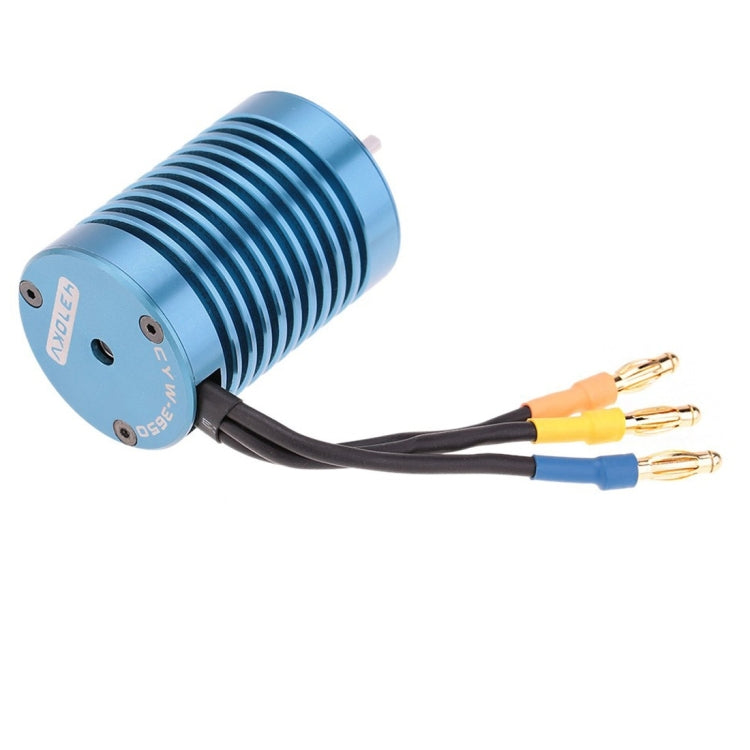 3650 4370KV 4P Sensorless Brushless Motor with 45A Brushless Electric Speed Controller for 1/10 RC Car Truck