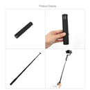 Extension Rod Selfie Monopod Stick Holder for DJI OSMO Mobile 2, Length: 14.8-66cm(Black)