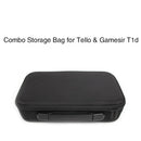 Portable Single Shoulder Waterproof Travel Carrying Storage Case Box for DJI TELLO Drone / GameSir T1d(Black)