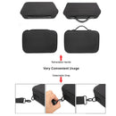 Portable Single Shoulder Waterproof Travel Carrying Storage Case Box for DJI TELLO Drone / GameSir T1d(Black)