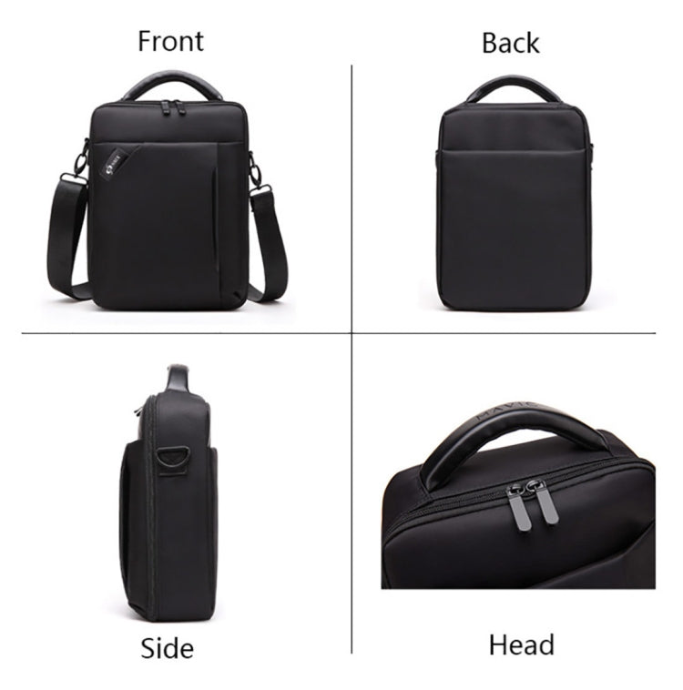 Portable Single Shoulder Waterproof Storage Bag for DJI Mavic 2 Pro / Zoom(Black)