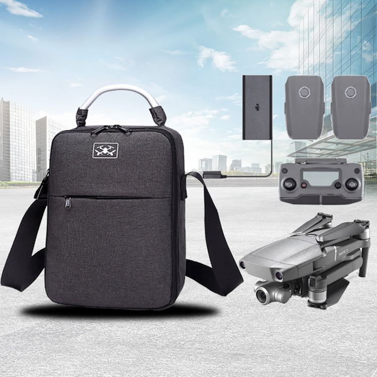 Portable Single Shoulder Waterproof Storage Bag for DJI Mavic 2 Pro / Zoom(Black)