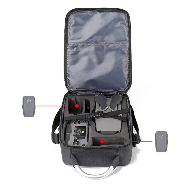 Portable Single Shoulder Waterproof Storage Bag for DJI Mavic 2 Pro / Zoom(Black)