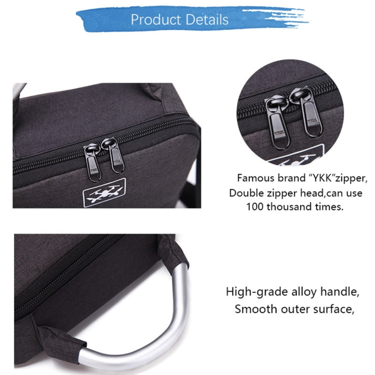 Portable Single Shoulder Waterproof Storage Bag for DJI Mavic 2 Pro / Zoom(Black)