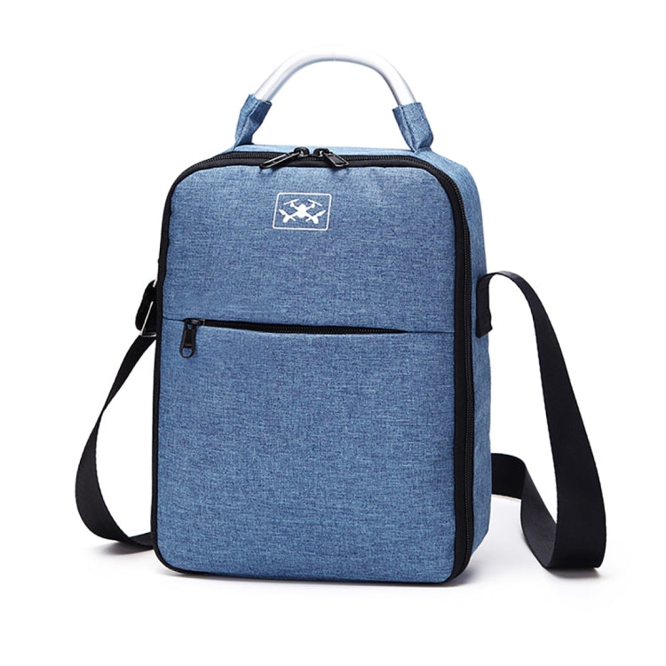 Shockproof Waterproof Single Shoulder Storage Travel Carrying Cover Case Box for DJI Mavic 2 Pro / Zoom and Accessories(Blue)
