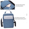 Shockproof Waterproof Single Shoulder Storage Travel Carrying Cover Case Box for DJI Mavic 2 Pro / Zoom and Accessories(Blue)