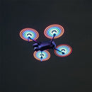 One Pair STARTRC LED Flashing Ring Propeller Chargeable Luminous Propeller For DJI Mavic 2 Pro(Black)
