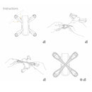 PGYTECH P-SP-118 Blade Holder Silicone Fixed Propeller Fixer Guard for DJI Spark (Black)