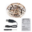 HXB-003R Infrared Sensing Control Mini Drone Four Axis Aircraft, Support Altitude Hold Mode, Easy Throw to Fly, Fast and Slow Speed, Anti-Collision(Gold)