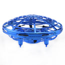 HXB-003R Infrared Sensing Control Mini Drone Four Axis Aircraft, Support Altitude Hold Mode, Easy Throw to Fly, Fast and Slow Speed, Anti-Collision(Blue)