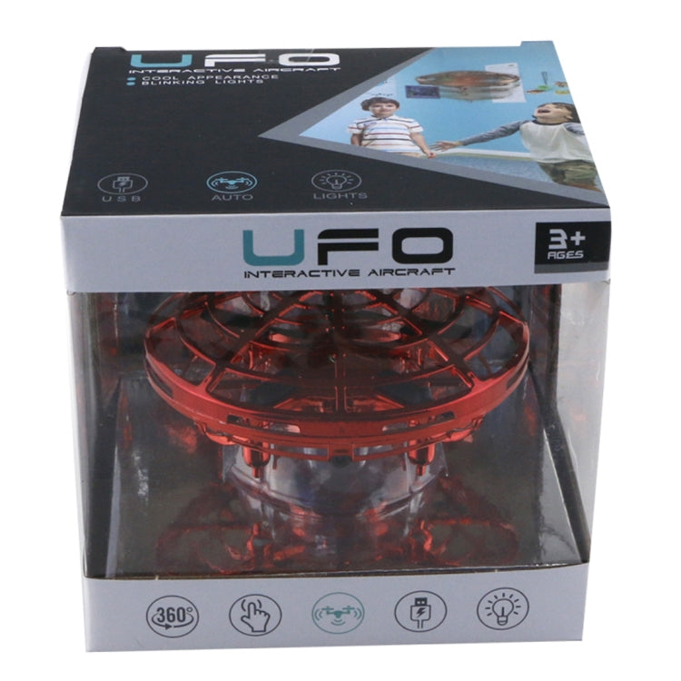 HXB-003R Infrared Sensing Control Mini Drone Four Axis Aircraft, Support Altitude Hold Mode, Easy Throw to Fly, Fast and Slow Speed, Anti-Collision(Red)