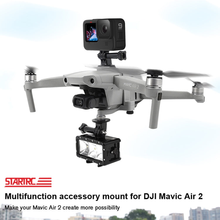 STARTRC Multifunction Extended Mount Action Camera Expansion Bracket Kit for DJI Mavic Air 2