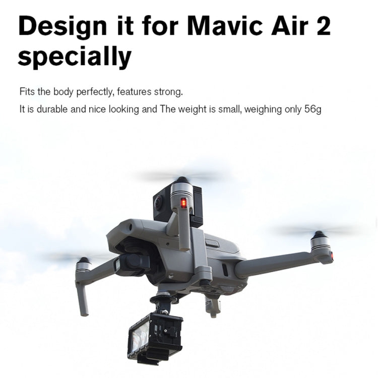 STARTRC Multifunction Extended Mount Action Camera Expansion Bracket Kit for DJI Mavic Air 2