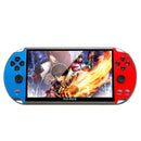 Powkiddy X12 Plus Retro Classic Games Handheld Game Console with 7 inch HD Screen & 16GB Memory, Support MP4 / E-book (Red + Blue)