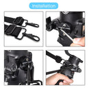 STARTRC Thickening Stress Relieving Neck Strap Lanyard Hang Rope Buckle for DJI RONIN RS-2 / RONIN RS-C2(Black)