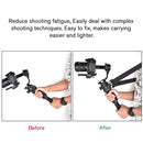 STARTRC Thickening Stress Relieving Neck Strap Lanyard Hang Rope Buckle for DJI RONIN RS-2 / RONIN RS-C2(Black)