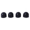 Sunnylife FV-Q9308 4 PCS Motor Protective Cover Motors Silicone Cap Protector for DJI FPV (Black)