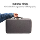 For DJI FPV Large Capacity Portable Storage Box Case Travel Carrying Bag, No Disassembly Propeller(Grey)