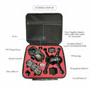 Portable Hard Case Carrying Travel Storage Box Waterproof Hard Case Storage Bag for DJI FPV(Black)