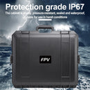 For DJI FPV Waterproof Explosion-proof Suitcase Portable Storage Box Case Travel Carrying Bag, No Disassembly Propeller