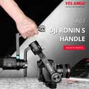 YELANGU A67 Lifting Handle Pot Handheld Stabilizer Extension Mount for DJI Ronin S (Black)