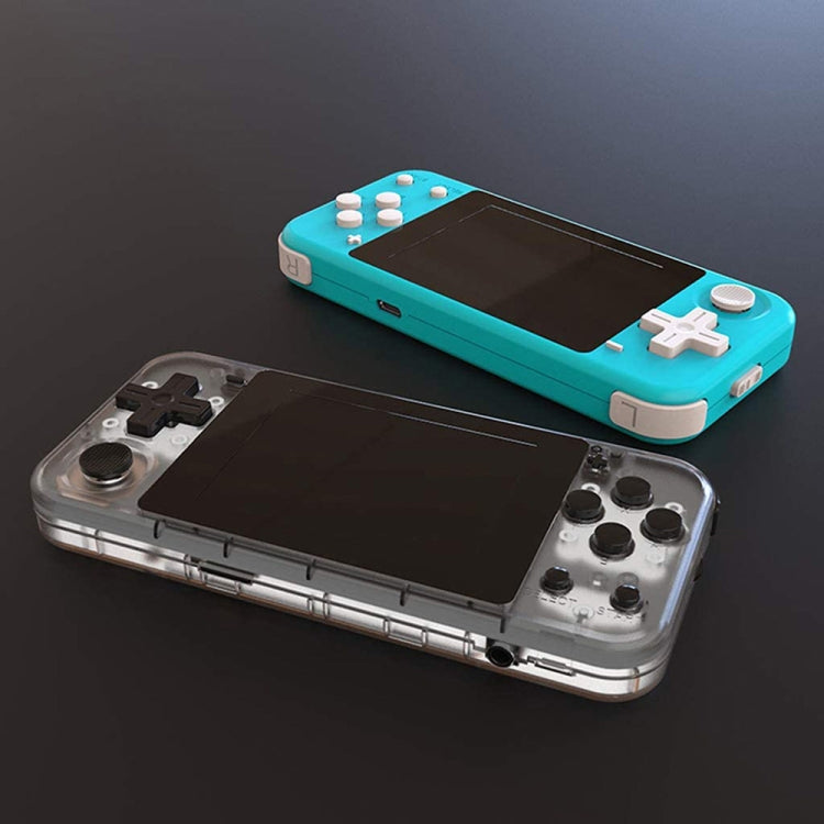 Powkiddy Q90 3.0 inch IPS Screen Retro Joystick Handheld Game Console with 16GB Memory (White)