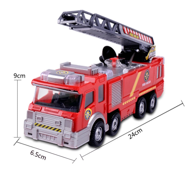 Electric Sounding Lighting Water Spraying Fire Truck Model Car