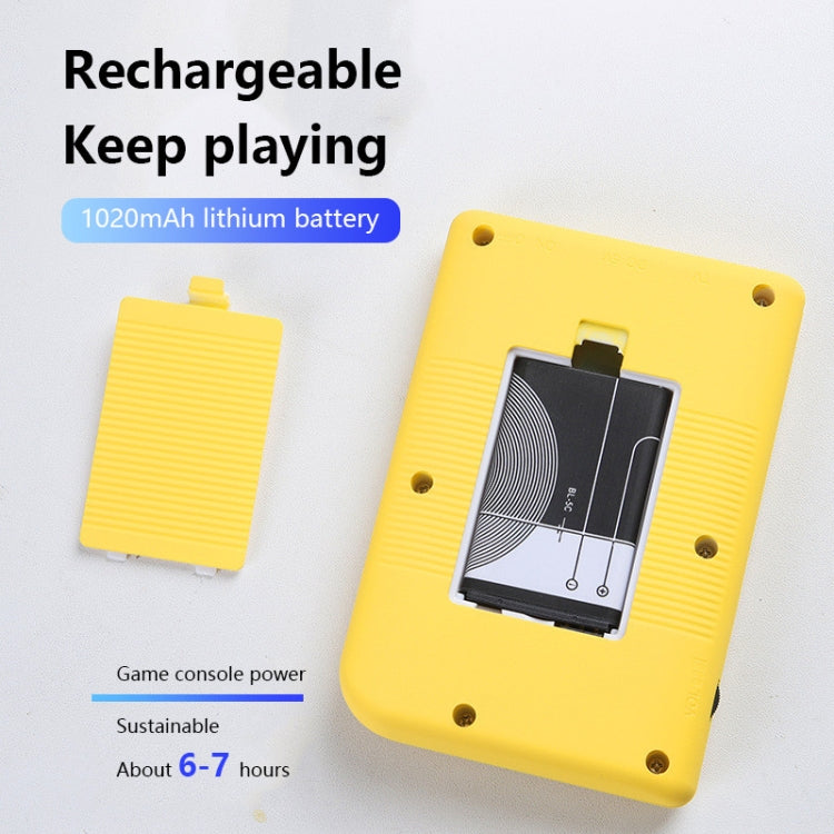 MK500 3.0 inch Macaron Mini Retro Classic Handheld Game Console for Kids Built-in 500 Games, Support AV Output(Grey)