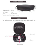 TL-B133 EVA Shockproof Waterproof Portable Case for DJI TELLO and Accessories, Size: 19.7cm x 18.8cm x 5.1cm(Black)