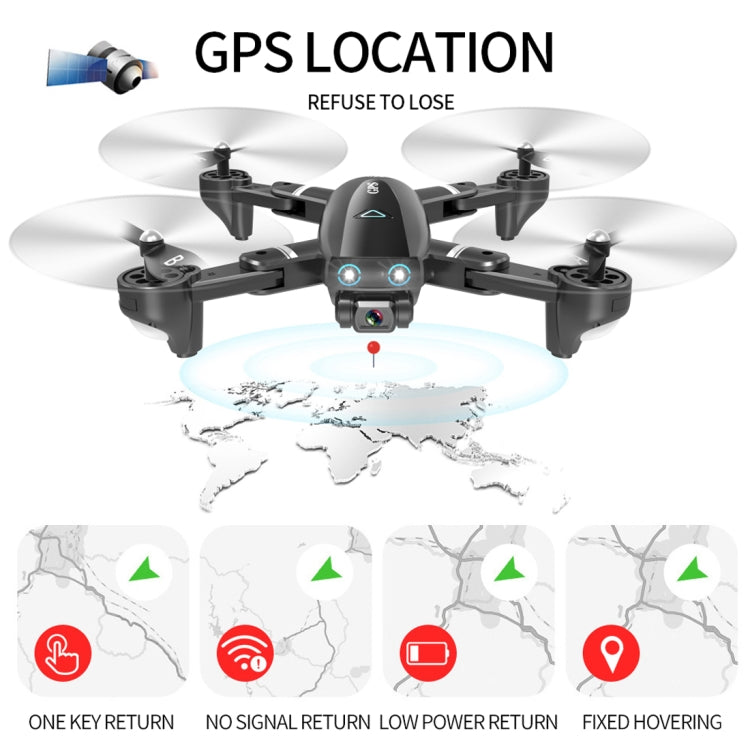 S167 2.4G 1080P WIFI Foldable GPS Positioning Remote Control Aircraft RC Quadcopter Drone