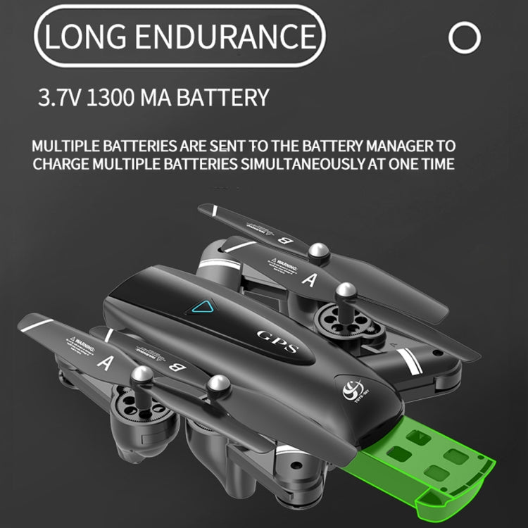 S167 2.4G 1080P WIFI Foldable GPS Positioning Remote Control Aircraft RC Quadcopter Drone