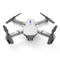 LS-E525 4K Double HD Camera Mini Foldable RC Quadcopter Drone Remote Control Aircraft(White)