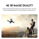 LS-E525 4K Double HD Camera Mini Foldable RC Quadcopter Drone Remote Control Aircraft(White)