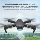 LS-E525 4K Double HD Camera Mini Foldable RC Quadcopter Drone Remote Control Aircraft(White)