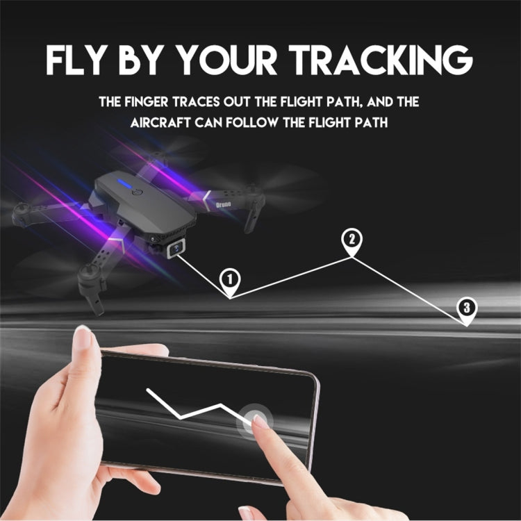 LS-E525 4K Double HD Camera Mini Foldable RC Quadcopter Drone Remote Control Aircraft(White)
