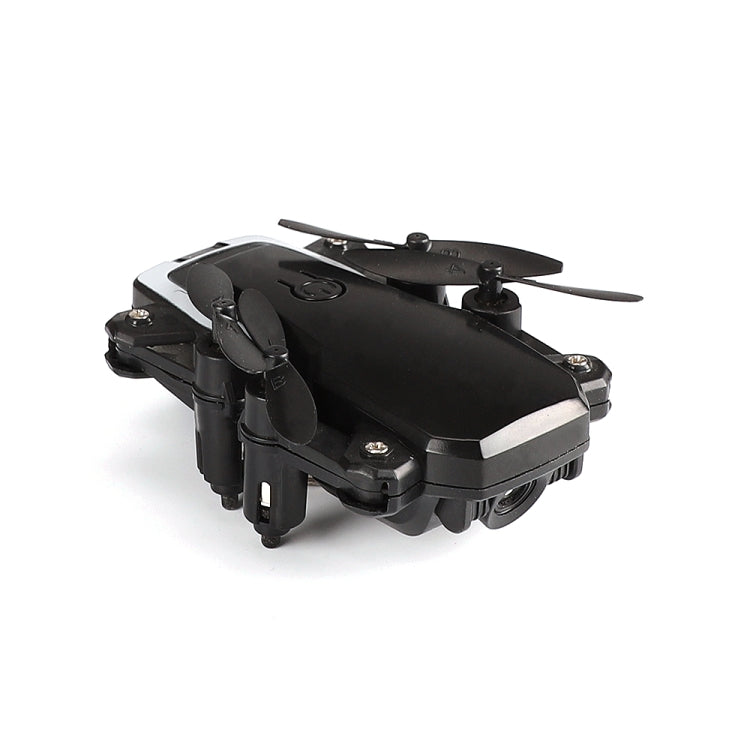 LF606 Wifi FPV Mini Quadcopter Foldable RC Drone with 2.0MP Camera & Remote Control, Support One Key Take-off / Landing, One Key Return, Headless Mode, Altitude Hold Mode(Black)