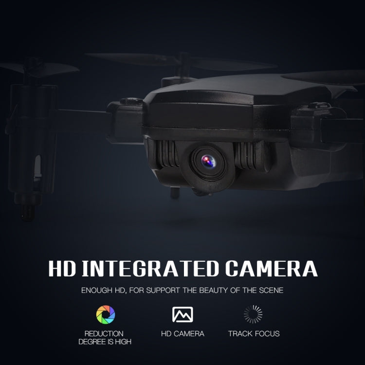 LF606 Wifi FPV Mini Quadcopter Foldable RC Drone with 2.0MP Camera & Remote Control, Support One Key Take-off / Landing, One Key Return, Headless Mode, Altitude Hold Mode(Red)