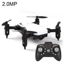 LF606 Wifi FPV Mini Quadcopter Foldable RC Drone with 2.0MP Camera & Remote Control, Support One Key Take-off / Landing, One Key Return, Headless Mode, Altitude Hold Mode(White)