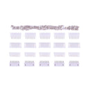 10 PCS 7 Pin 22.7V 6S Battery Balance Charger Connector Plug (Male + Female) Kit with Accessories