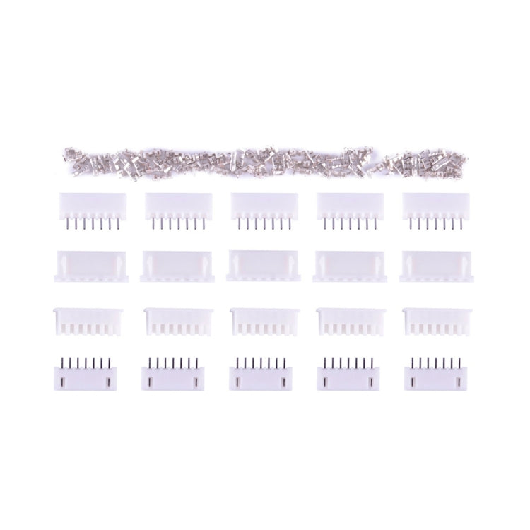 10 PCS 7 Pin 22.7V 6S Battery Balance Charger Connector Plug (Male + Female) Kit with Accessories