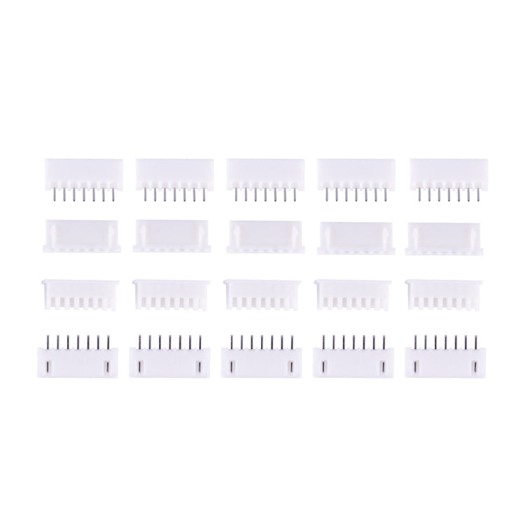 10 PCS 7 Pin 22.7V 6S Battery Balance Charger Connector Plug (Male + Female) Kit with Accessories