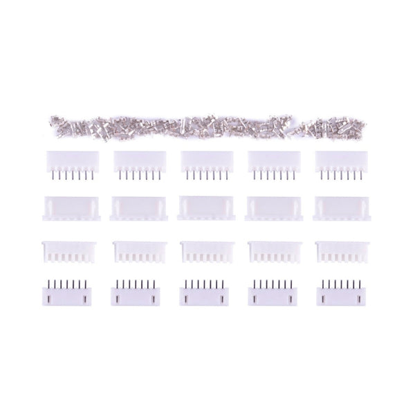 10 PCS 7 Pin 22.7V 6S Battery Balance Charger Connector Plug (Male + Female) Kit with Accessories