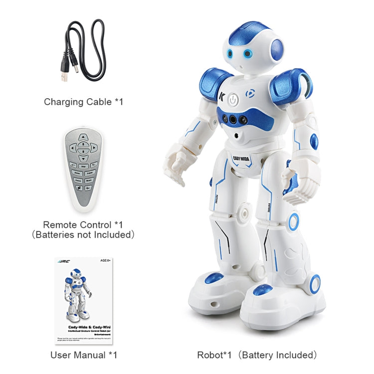 JJR/C R2 CADY WIDA RC Robot Gesture Sensor Dancing Intelligent Program Toy Gift for Children Kids Entertainment with Remote Control(Blue)