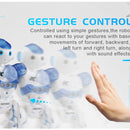 JJR/C R2 CADY WIDA RC Robot Gesture Sensor Dancing Intelligent Program Toy Gift for Children Kids Entertainment with Remote Control(Blue)