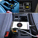 Bluetooth FM Transmitter Wireless In-Car Radio Adapter Music Player Hands-Free Calling Car Kit, Dual USB Charger, Support Bluetooth / Micro SD Card / TF Card / USB Disk